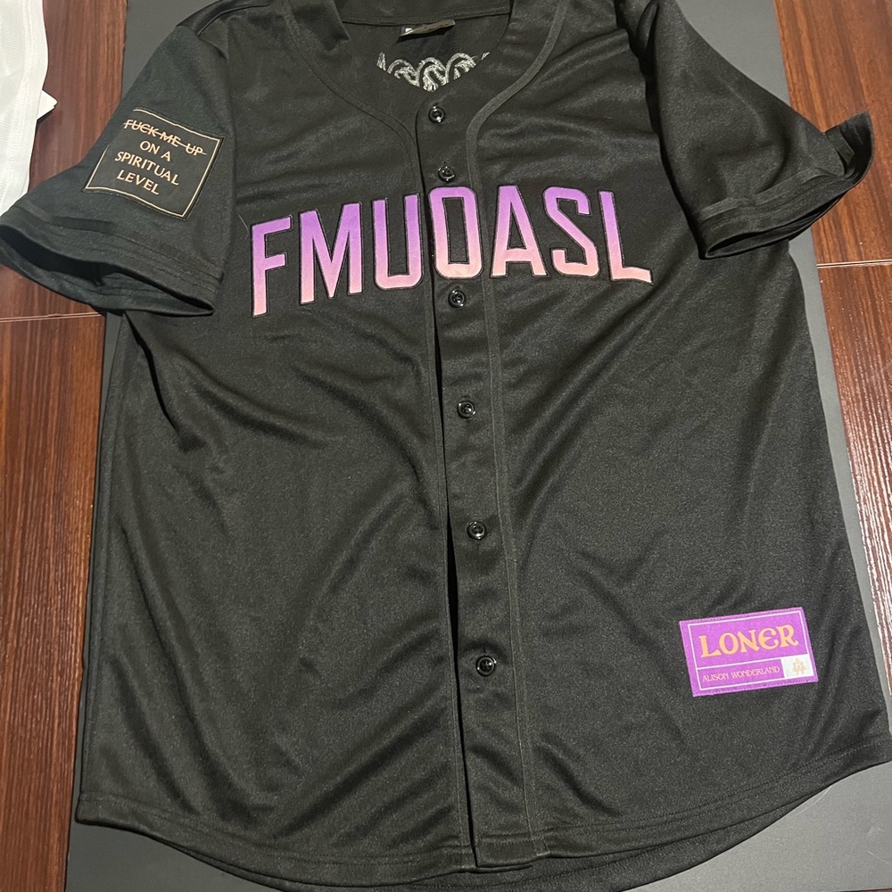 Alison Wonderland baseball jersey